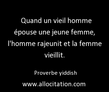 citation vieil homme-jeune-femme