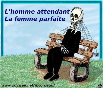 homme qui attend