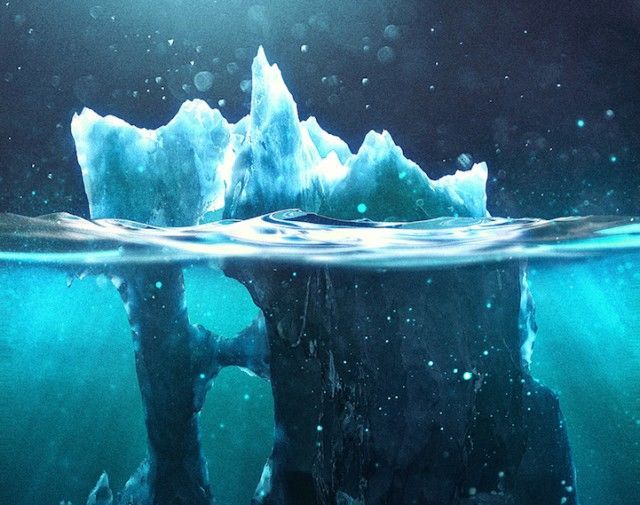 iceberg paintings