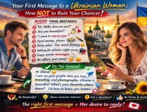 Your First Message to a Ukrainian Woman: How Not to Waste the Only Chance That Counts