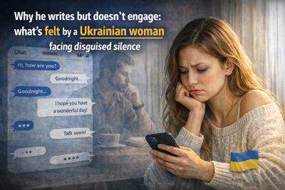 He Writes Every Day — But She Feels Completely Alone: A Ukrainian Woman's Perspective