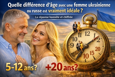 Quelle différence d'âge avec une femme ukrainienne ? La réponse honnête