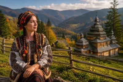 Hutsul Women of the Ukrainian Carpathians
