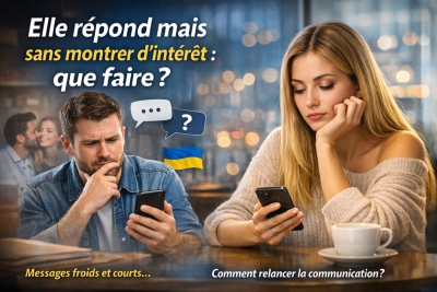 Elle répond mais sans intérêt : que faire avec une femme ukrainienne ?