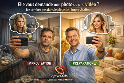 Elle vous demande une photo ou une vidéo ? Ne tombez pas dans le piège de l'improvisation