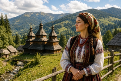 Boyko Women of the Ukrainian Carpathians