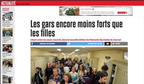 Les garçons décrochent