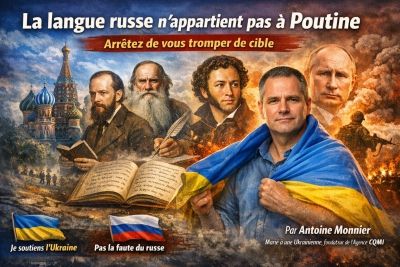 La langue russe n'appartient pas à Poutine — Coup de gueule d'un francophone russophone marié à une Ukrainienne