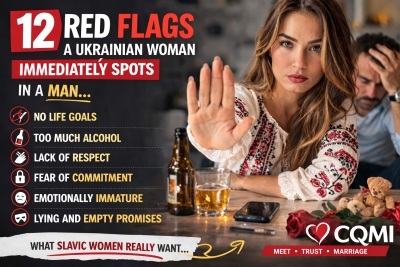 12 Red Flags a Ukrainian Woman Spots in a Western Man
